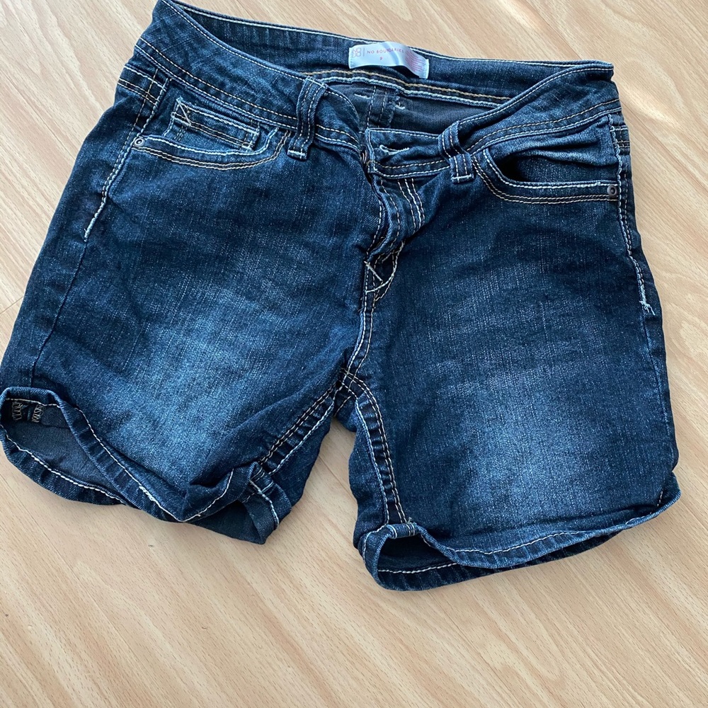 Blue jean shorts